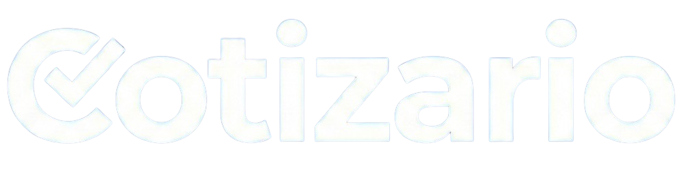 Cotizario Logo en Blanco